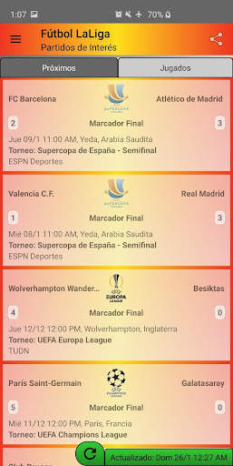 Futbol LaLiga screenshot 8