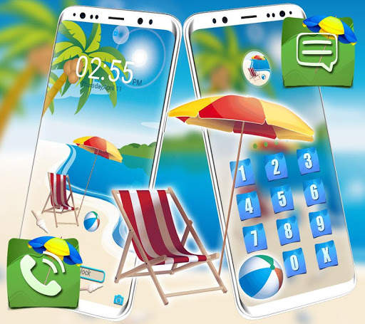Cool Beach Launcher Theme screenshot 5