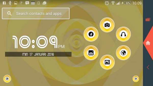 Orange Smart Launcher Theme screenshot 1