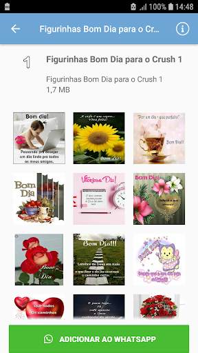 Figurinhas Bom Dia para o Crush - WAStickerApps screenshot 3
