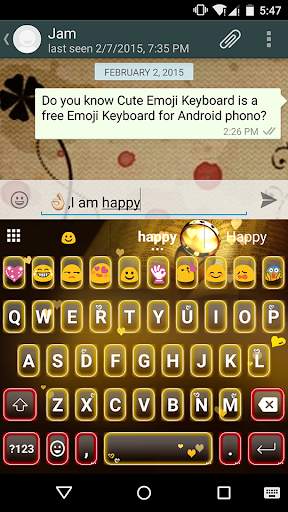 Love Shadow Emoji Keyboard screenshot 5