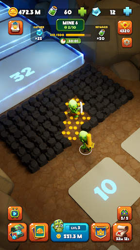 Idle Zombie Miner: Gold Tycoon screenshot 12