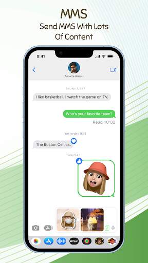 Message OS17 - Color Messenger screenshot 6