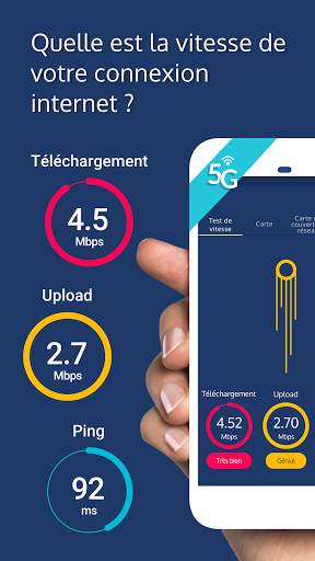 Meteor Test de vitesse 4G&5G screenshot 1
