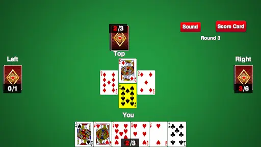 Spades Offline Card Game 4 تصوير الشاشة