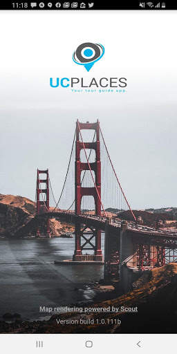 UCPlaces, the tour guide app. screenshot 1