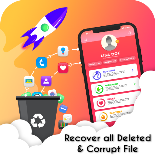 Recover all deleted and corrupt file icon