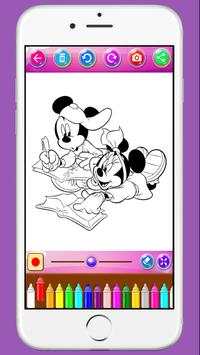 Mickey and Minnie Mouse Coloring Game For Children screenshot 4