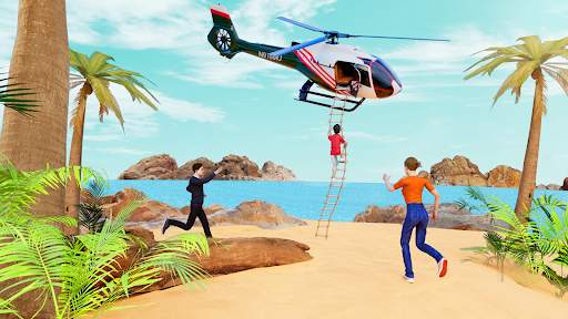 City Helicopter Fly Simulation screenshot 2