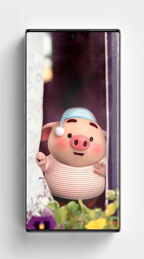 Cute Pig Wallpapers HD 1 تصوير الشاشة