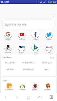 Indian Browser screenshot 1