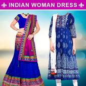 Indian Woman Dress Photo Suit 1.2