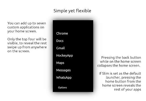 Slim Launcher - Fewer distract screenshot 2