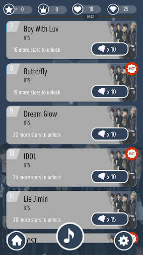 Piano BTS 2020 - Tap Tiles OFFLINE screenshot 4
