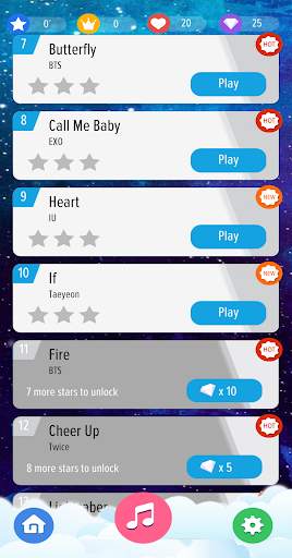 Kpop Piano Magic Tiles Offline - All Korean Song screenshot 6