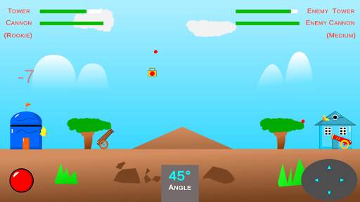 Cannon Gun: Play with friend online 2 player game screenshot 1