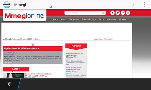Botswana News Papers screenshot 5