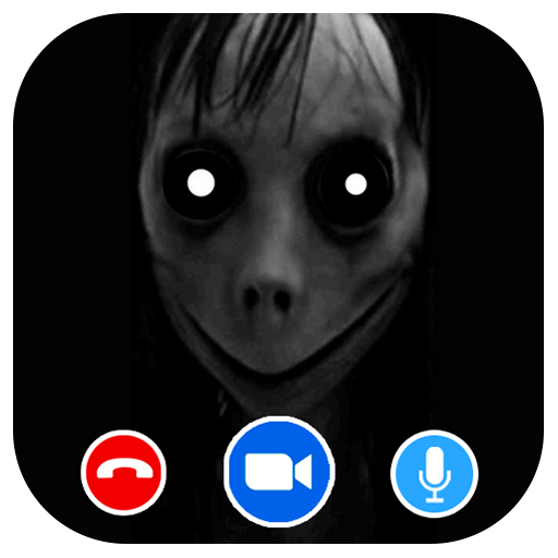 Creepy Momo fake video call icon