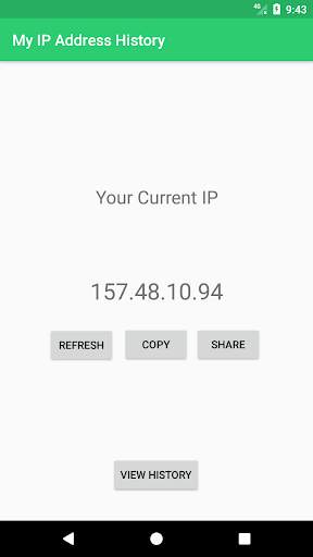 My IP Address History screenshot 1