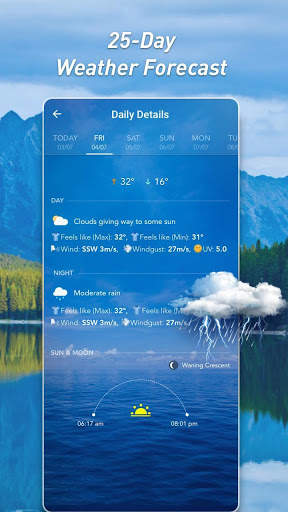 Weather Live：Weather Forecast & Radar Alerts screenshot 4