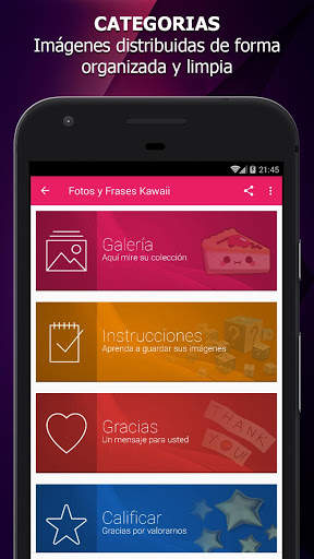 Fotos y Frases Kawaii screenshot 2
