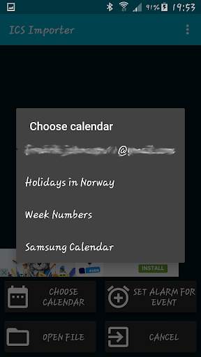 ICS Importer screenshot 3