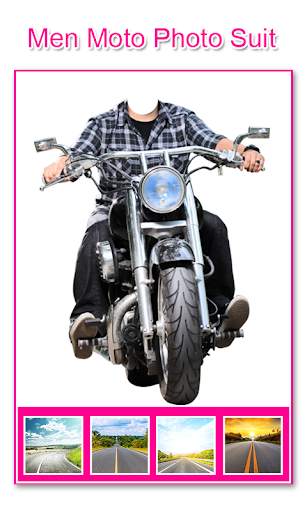 Men Moto Photo Suit screenshot 2