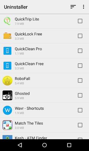 Multiple app Uninstaller screenshot 1
