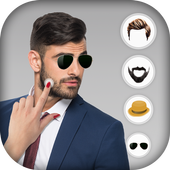 Man Photo Editor : Beard,Mustache,Hair,Goggles,Cap иконка