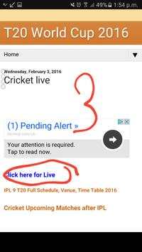 T20 Cricket Live TV screenshot 4