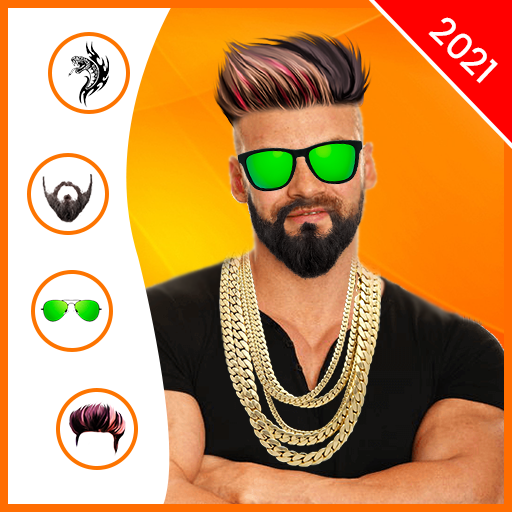 Man Photo Editor Man Hairstyle Mustache Suit icon
