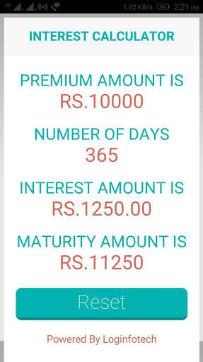 Interest Calculator screenshot 4