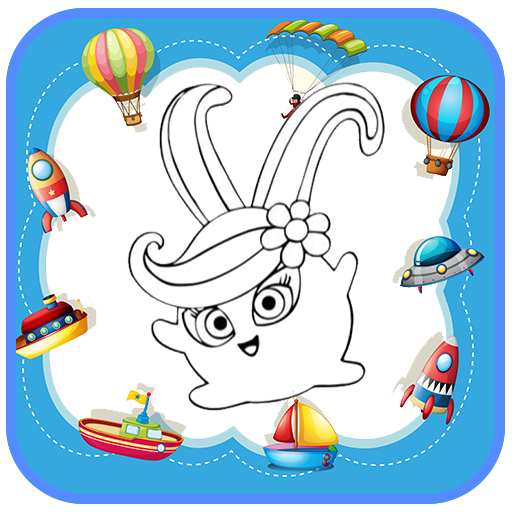 Sunny Bunnies Coloring Cartoon icon