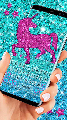 Glistening Unicorn Keyboard screenshot 1