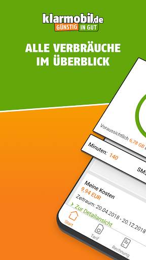 klarmobil.de - Die Service App screenshot 1