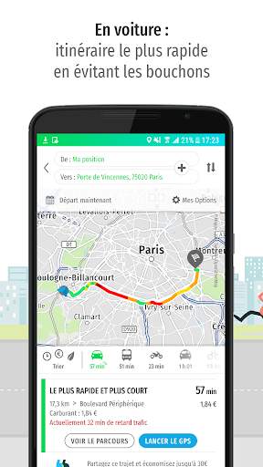 Mappy – Plan, Comparateur d’itinéraires, GPS screenshot 3
