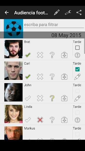 Control de audiencia screenshot 1