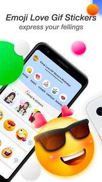 Emoji Love GIF Stickers for WhatsApp screenshot 2