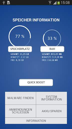 Clean & Boost Optimizer Tool screenshot 1