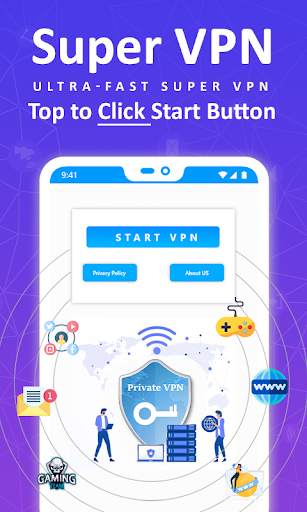 Super VPN Hotspot Client VPN screenshot 2