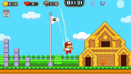 Super Jim Jump - pixel 3d screenshot 1