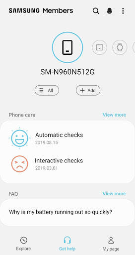 Samsung Members screenshot 2