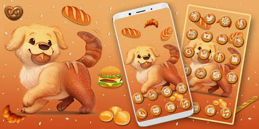 Pretty Bread Doggy Themes Live Wallpapers screenshot 4