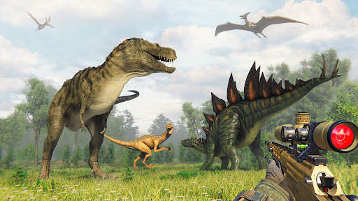 Real Dino Hunter Gun Games 3D screenshot 1