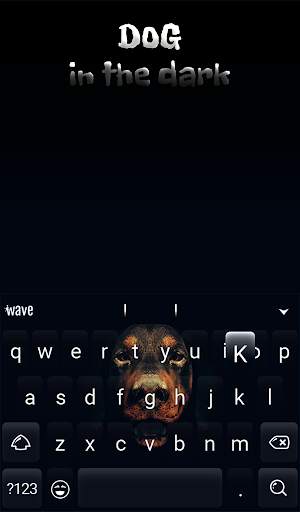 Dog Animated Keyboard   Live Wallpaper screenshot 2