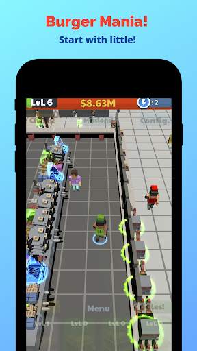 Burger Mania - Idle Tycoon Burger Shop screenshot 3