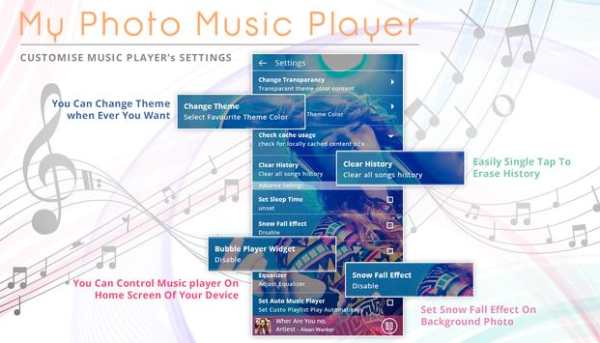 My Photo Music Player - Free Music Player screenshot 3