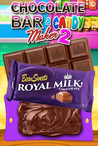 Chocolate Candy Bars Maker & Chewing Gum Games screenshot 6