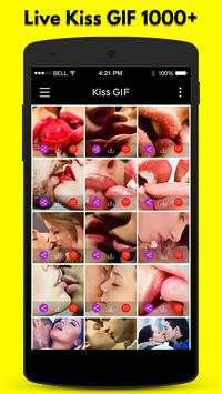 KISS GIF 1 تصوير الشاشة