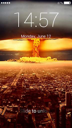 Nuclear Bomb Lock Screen 7 تصوير الشاشة